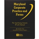 Maryland Corporate Practice and Forms: The Saul Ewing Arnstein & Lehr Manual, 2.10 - electronic version
